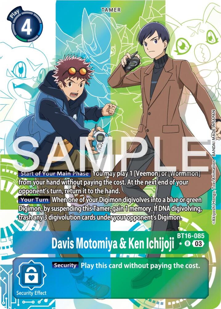 Davis Motomiya & Ken Ichijoji (Alternate Art) card image