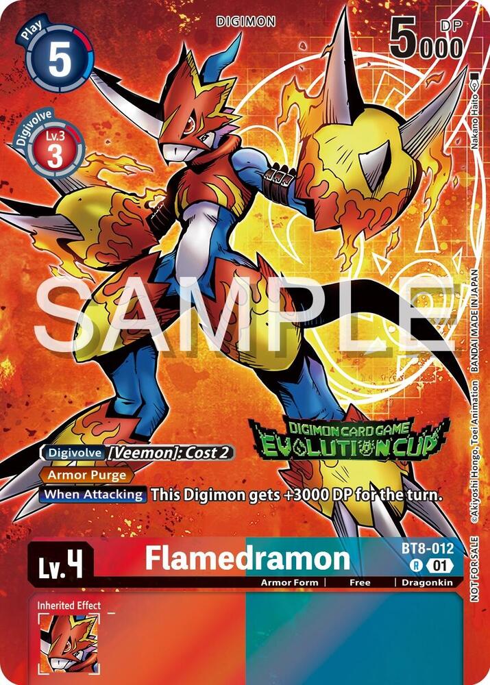 Flamedramon - BT8-012 (2024 Evolution Cup) card image