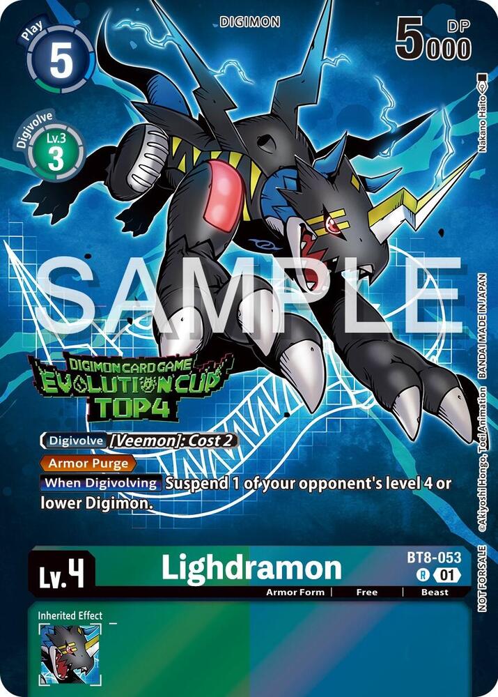 Lighdramon - BT8-053 (2024 Evolution Cup Top 4) card image