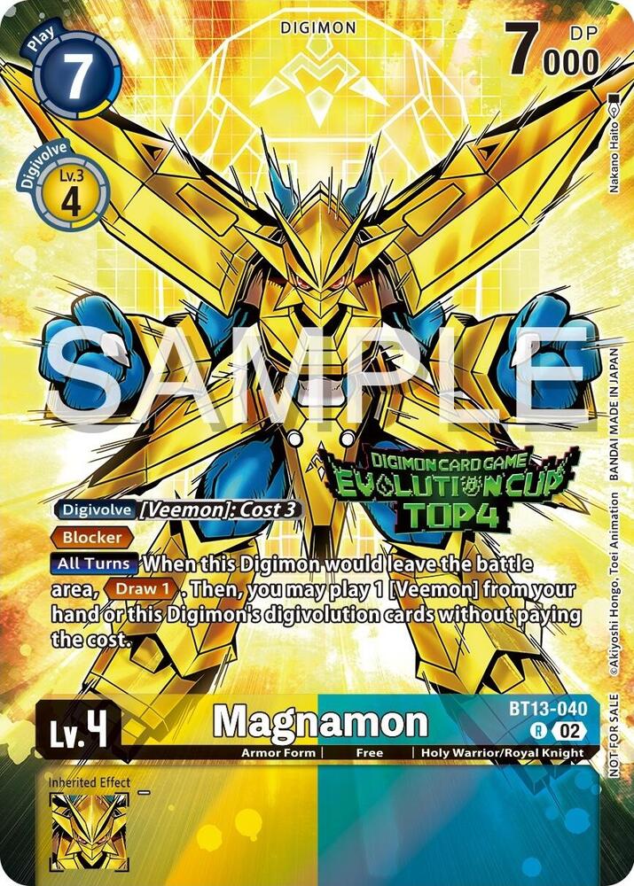 Magnamon - BT13-040 (2024 Evolution Cup Top 4) card image