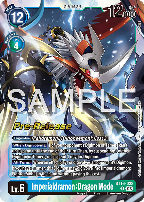 Imperialdramon: Dragon Mode card image