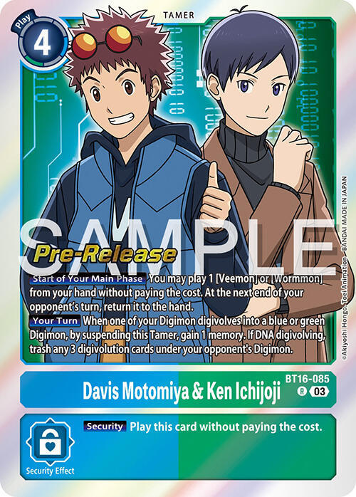 Davis Motomiya & Ken Ichijoji card image