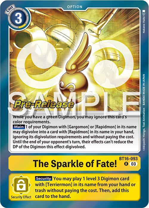 The Sparkle of Fate! card image