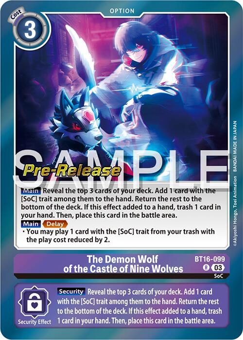 The Demon Wolf of the Castle of Nine Wolves card image