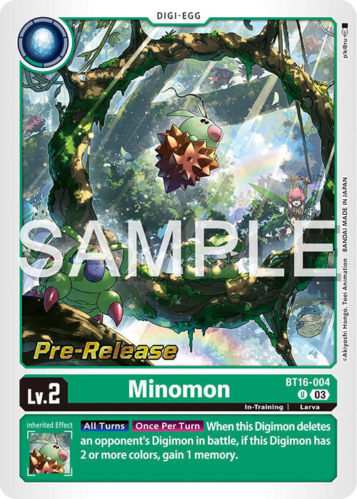 Minomon card image