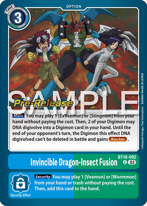 Invincible Dragon-Insect Fusion card image