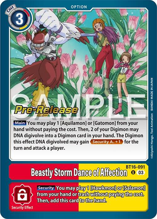 Beastly Storm Dance of Affection card image