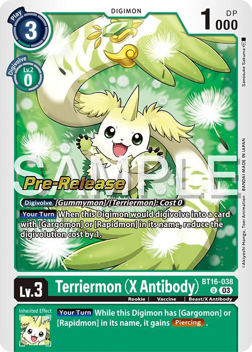 Terriermon (X Antibody) card image