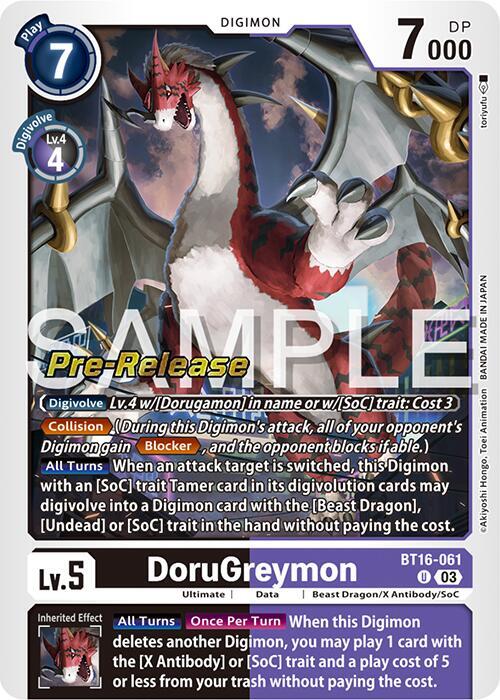 DoruGreymon card image