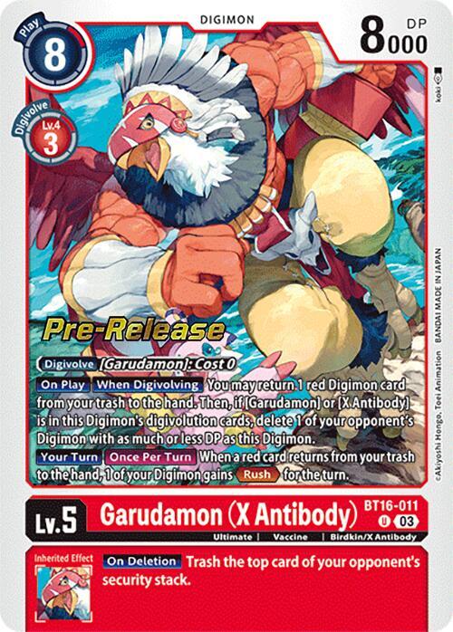 Garudamon (X Antibody) card image