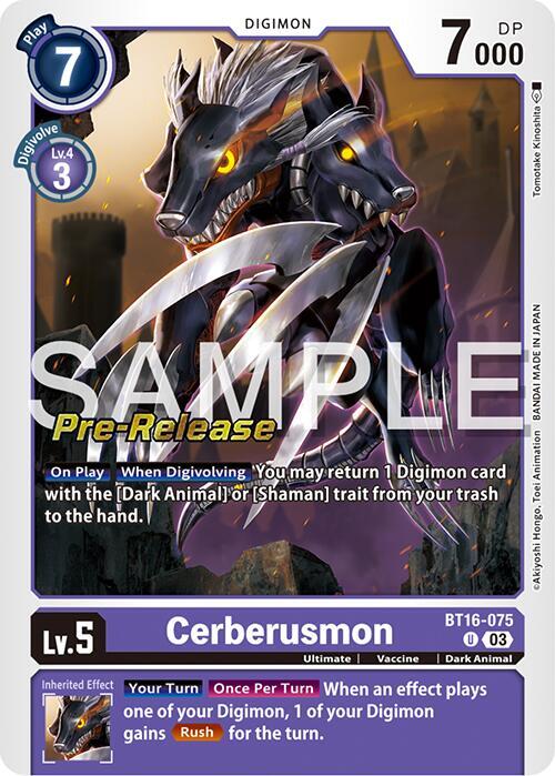 Cerberusmon card image