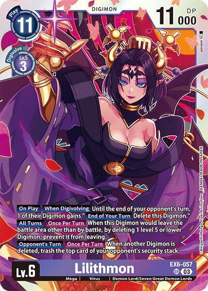 Lilithmon card image