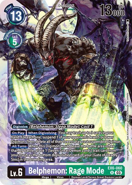 Belphemon: Rage Mode card image