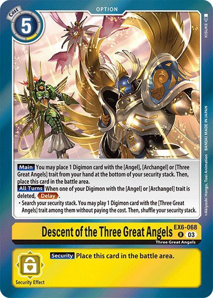 Descent of the Three Great Angels card image