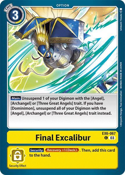 Final Excalibur card image