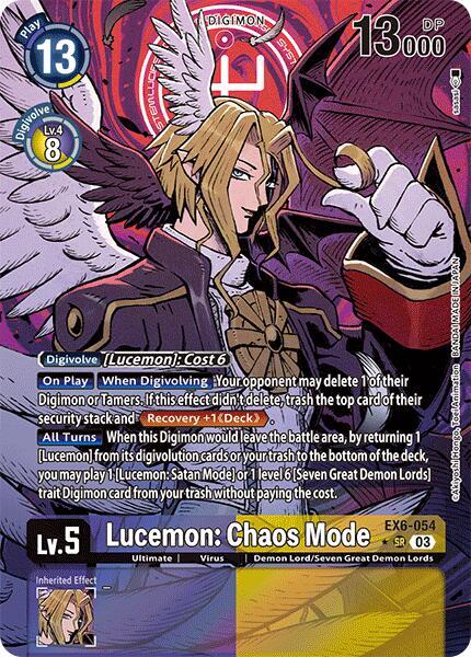 Lucemon: Chaos Mode (Alternate Art) card image