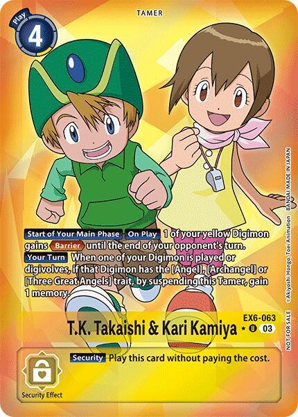 T.K. Takaishi & Kari Kamiya (Box Promotion Pack: Infernal Ascension) card image
