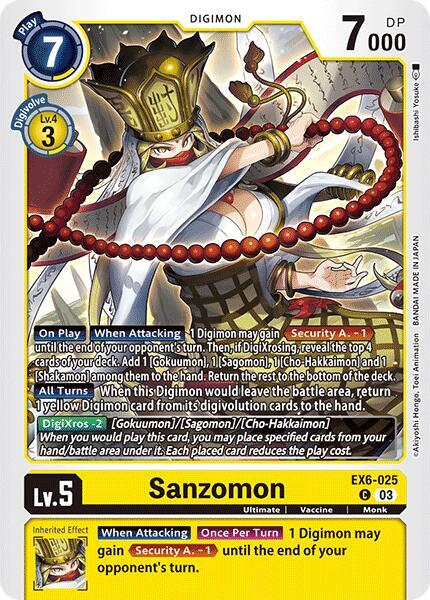 Sanzomon card image