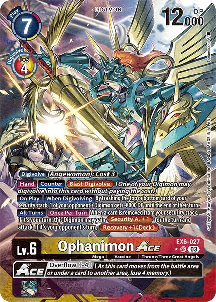 Ophanimon ACE (Alternate Art) card image