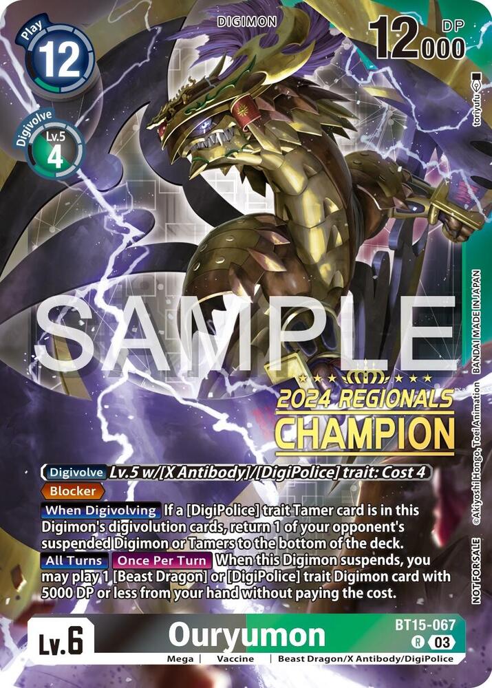 Ouryumon (2024 Regionals Champion) card image