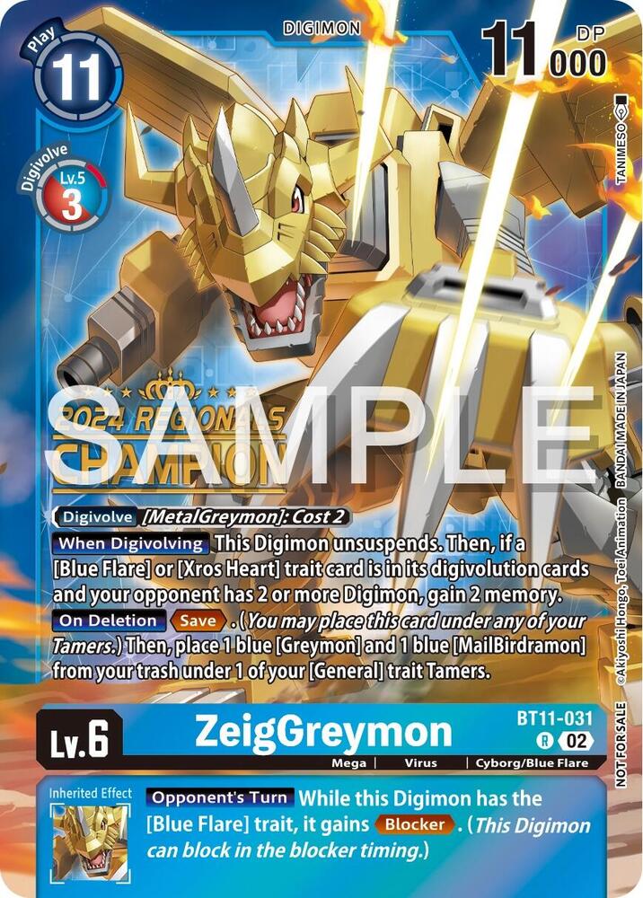 ZeigGreymon (2024 Regionals Champion) card image