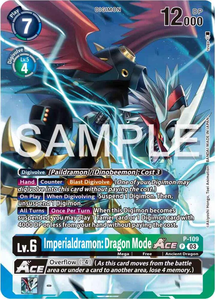 Imperialdramon: Dragon Mode ACE - P-109 (Digimon Adventure 02: The Beginning Set) card image