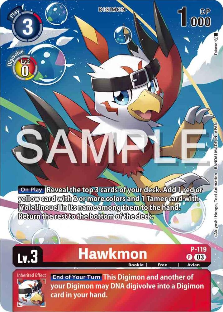Hawkmon - P-119 (Digimon Adventure 02: The Beginning Set) card image