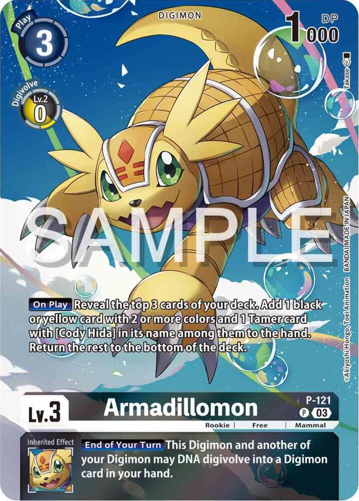 Armadillomon - P-121 (Digimon Adventure 02: The Beginning Set) card image