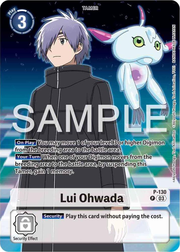 Lui Ohwada - P-130 (Digimon Adventure 02: The Beginning Set) card image
