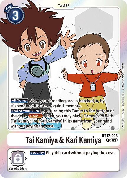 Tai Kamiya & Kari Kamiya card image