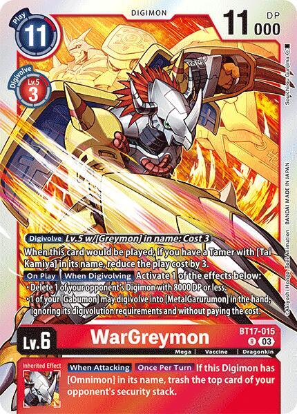 WarGreymon card image