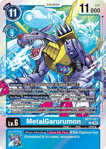 MetalGarurumon card image