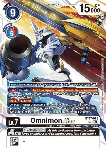 Omnimon ACE card image
