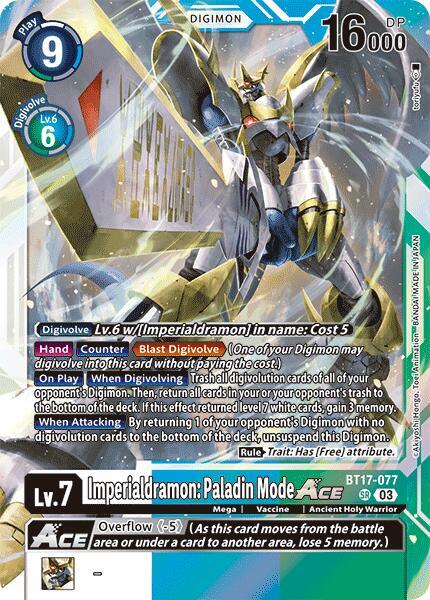 Imperialdramon: Paladin Mode ACE card image
