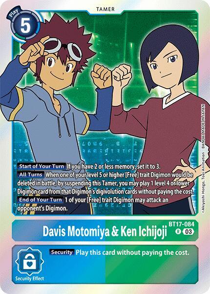 Davis Motomiya & Ken Ichijoji card image