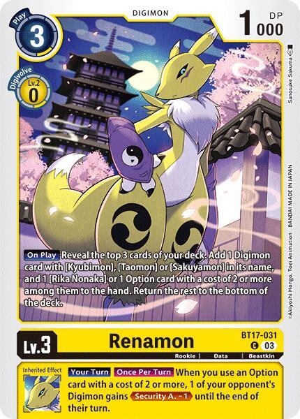 Renamon card image