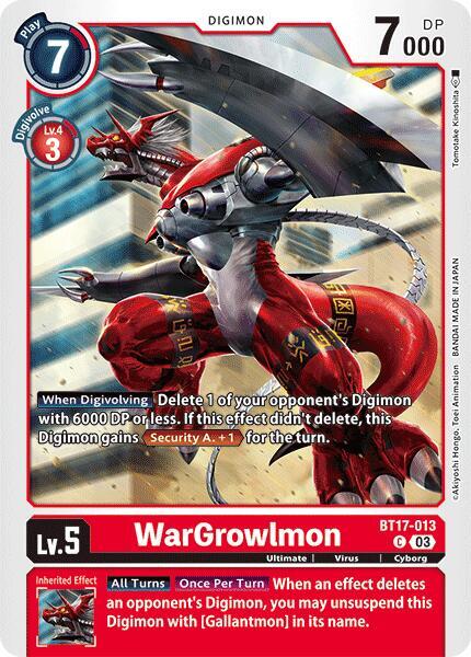 WarGrowlmon card image