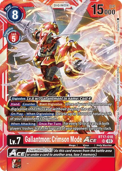 Gallantmon: Crimson Mode ACE card image