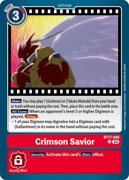 Crimson Savior card image
