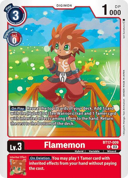 Flamemon card image