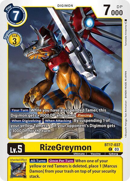 RizeGreymon card image