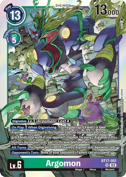 Argomon - BT17-051 card image