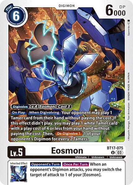 Eosmon - BT17-075 card image