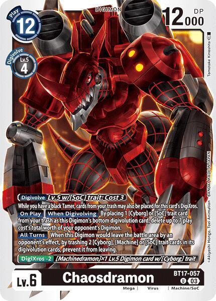 Chaosdramon card image