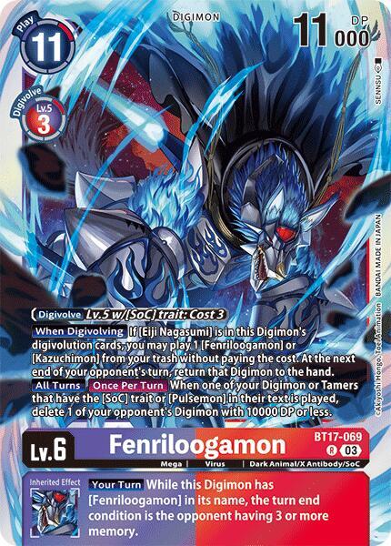 Fenriloogamon card image