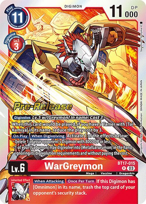 WarGreymon card image