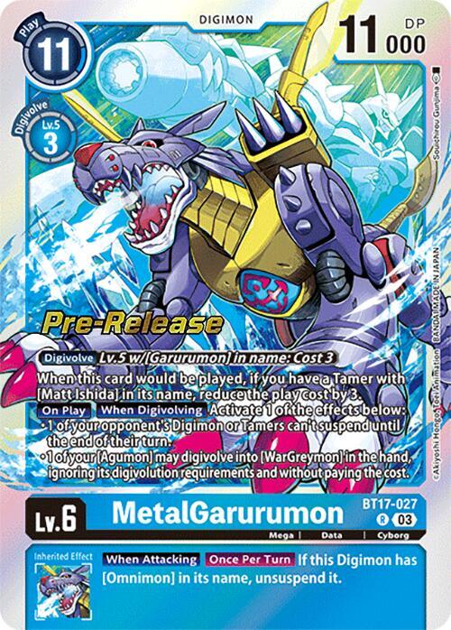 MetalGarurumon card image