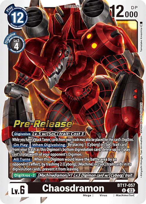 Chaosdramon card image