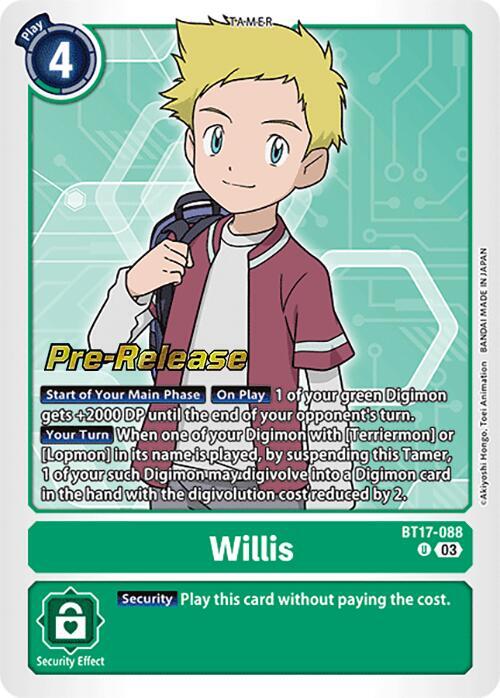 Willis card image