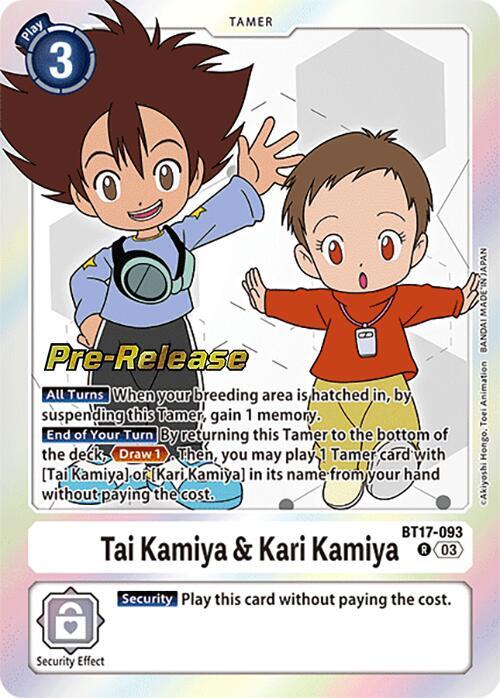 Tai Kamiya & Kari Kamiya card image